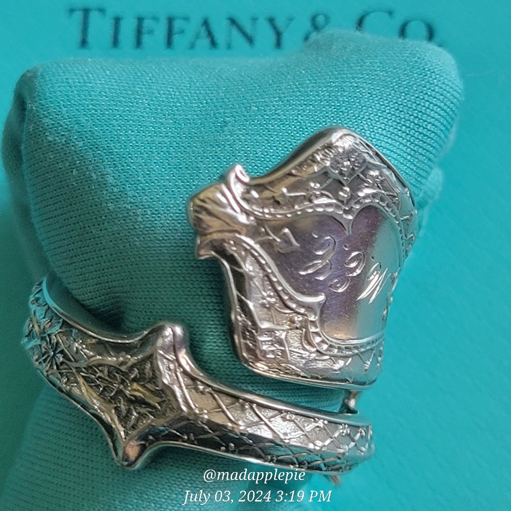 1872 Tiffany & Co. Persian Nut Pick Ring Sterling Silver Luxury Vintage #153 - Picture 17 of 17